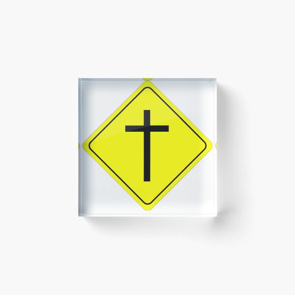 Item preview, Cross crossing sign designed and sold by NewCastleDesign.