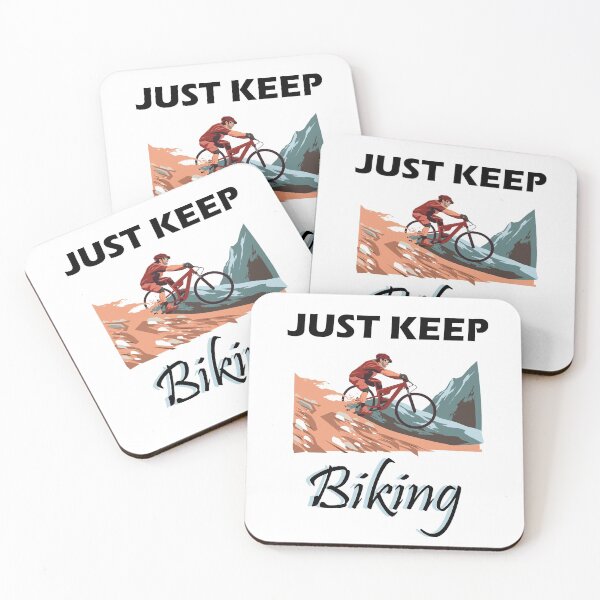 Item preview, just keep biking designed and sold by PRINTED ..