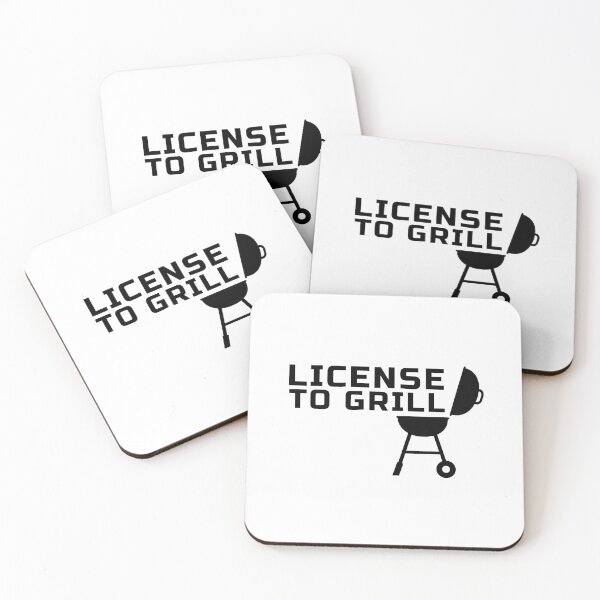 Item preview, License to Grill - Funny Grilling Themed Gift designed and sold by EstelleStar.