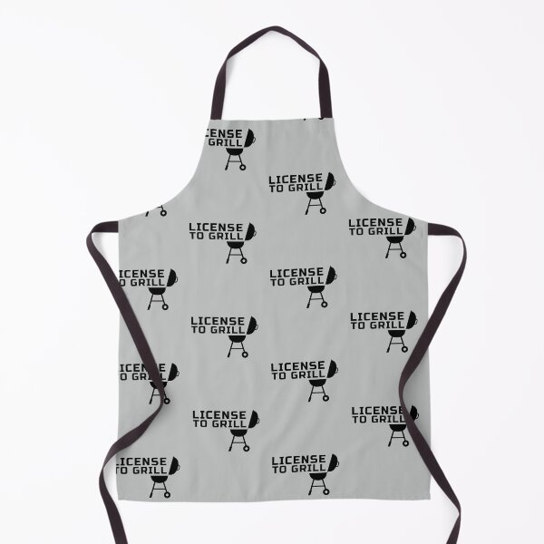 Item preview, License to Grill - Funny Grilling Themed Gift designed and sold by EstelleStar.