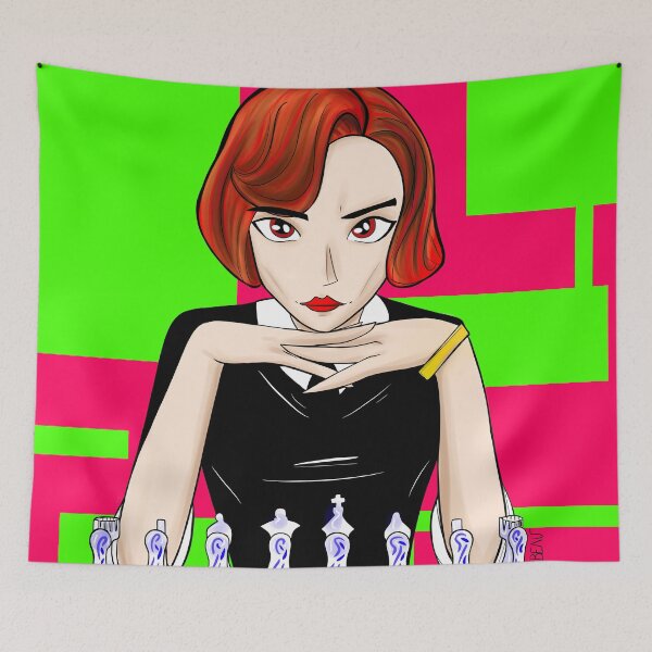 Item preview, it girl ginger lady chess Beth Harmon the Queen's gambit designed and sold by jorgelebeau.