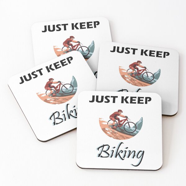 Item preview, just keep biking designed and sold by PRINTED ..