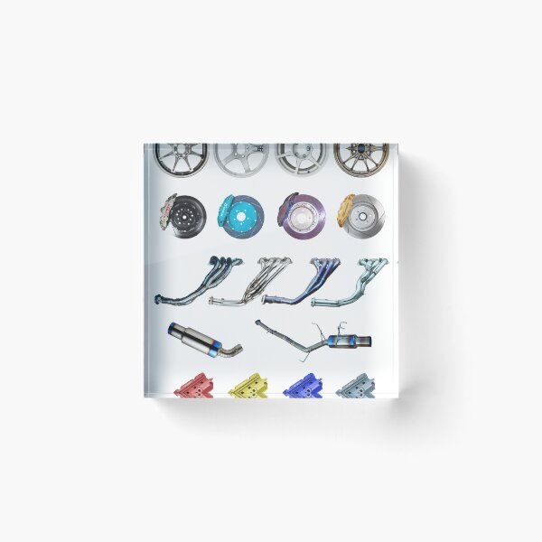 Item preview, JDM parts wheels, header, exhaust, brakes, valve cover designed and sold by sappy187.