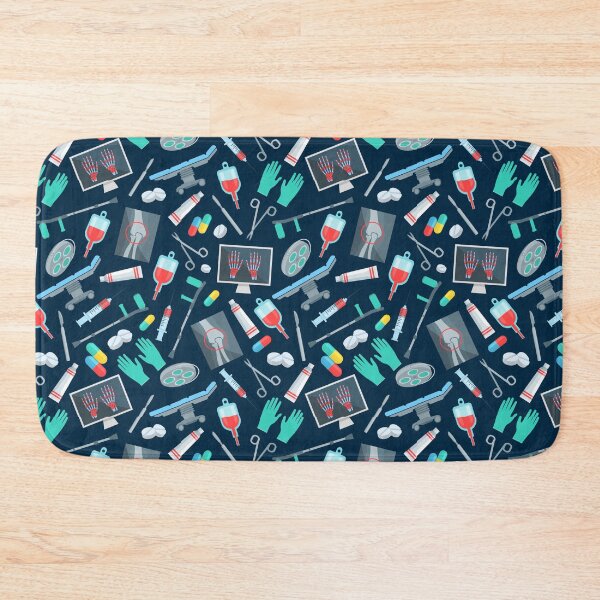 Item preview, Medical themed pattern for doctor or nurse designed and sold by Norwegian-Moose.