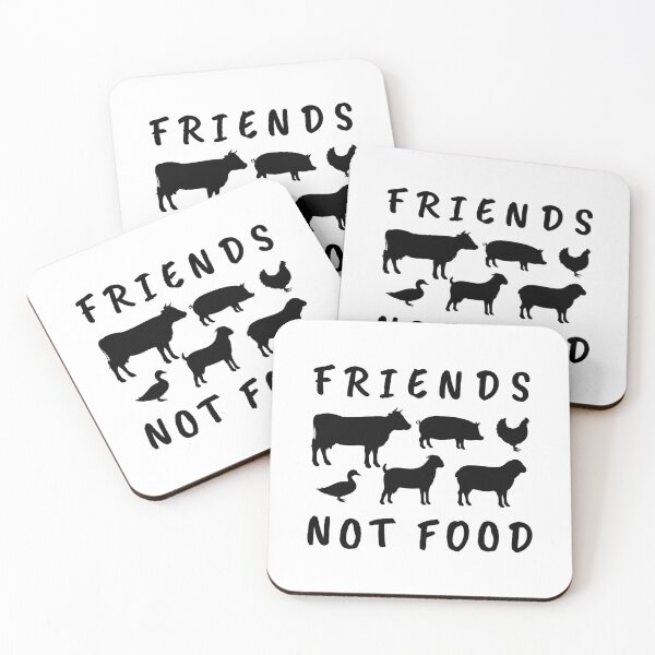 Artikelvorschau, Vegetarisch, Vegan - Tiere: Freunde, kein Essen! entworfen und verkauft von EstelleStar.