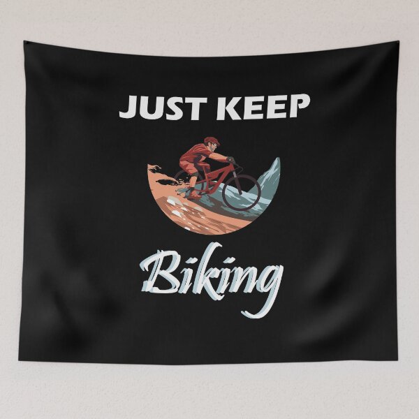 Item preview, just keep biking designed and sold by PRINTED ..