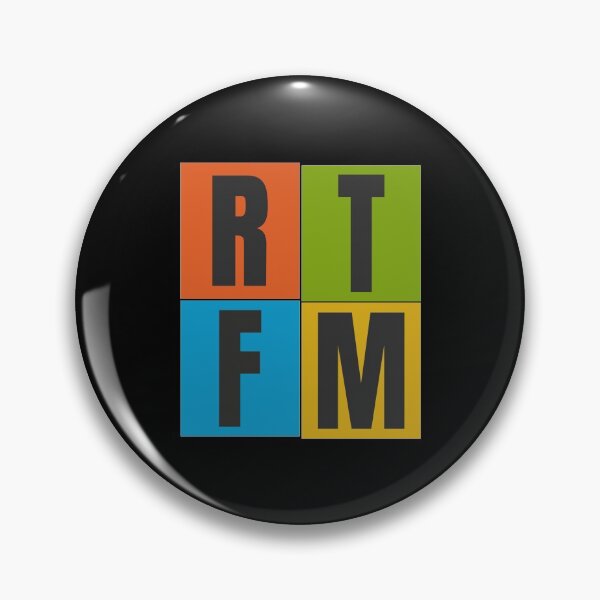 Item preview, RTFM Read The F**KIN Manual designed and sold by JBDeszigns.