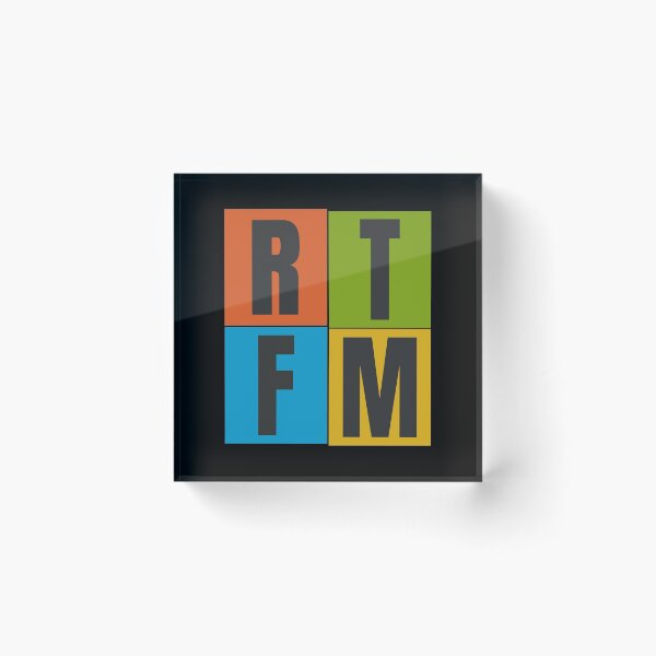 Item preview, RTFM Read The F**KIN Manual designed and sold by JBDeszigns.