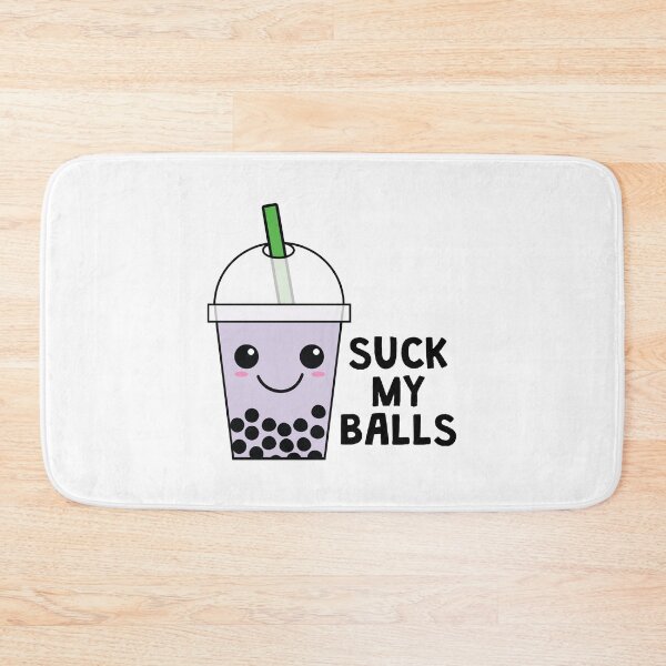Item preview, Boba and Bubble Tea; Kawaii; Suck My (Tapioca) Balls designed and sold by EstelleStar.