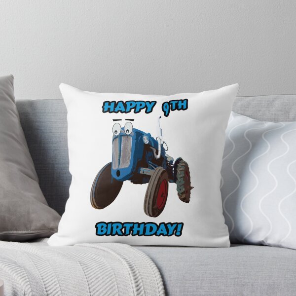 Item preview, Happy 9th Birthday Tractor design designed and sold by SEADOGPRINTS.