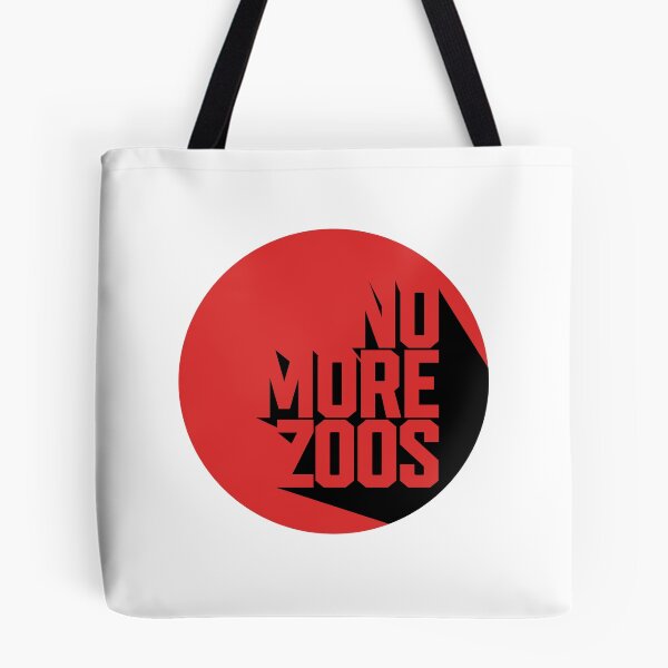 Artikelvorschau, Keine Zoos mehr, modernes und einfaches rotes Typografie-Design entworfen und verkauft von robalonso.