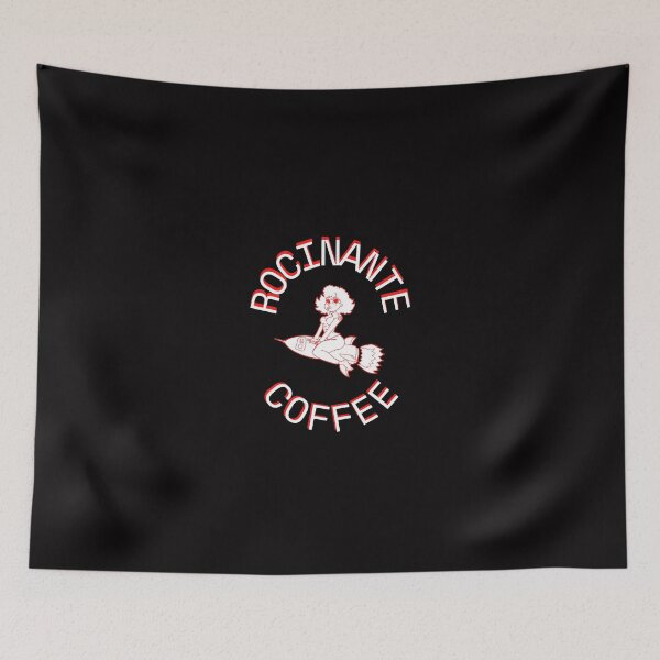 Item preview, Red & White Rocinante Minimalist Art designed and sold by ecdato.