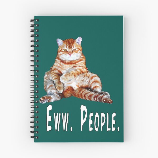 Item preview, Ew people, Eww people, Ewww people.  Funny cat, lazy cat design designed and sold by Healthy-Sarcasm.