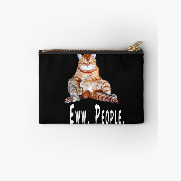 Item preview, Ew people, Eww people, Ewww people.  Funny cat, lazy cat design designed and sold by Healthy-Sarcasm.