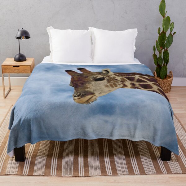 Item preview, Giraffe Looking from Above Portrait Closeup designed and sold by Anna Lemos.