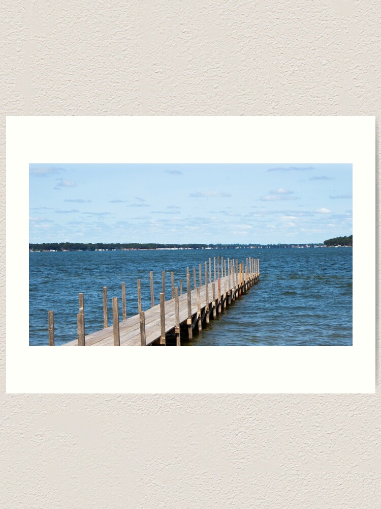 "Lake Okoboji" Art Print by CreativeWisdom Redbubble