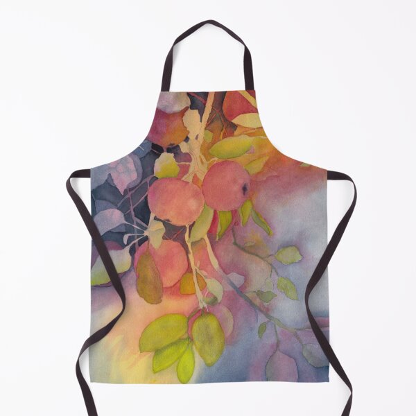 Item preview, Autumn Apples Watercolor Painting designed and sold by The Elderberry Blossom.