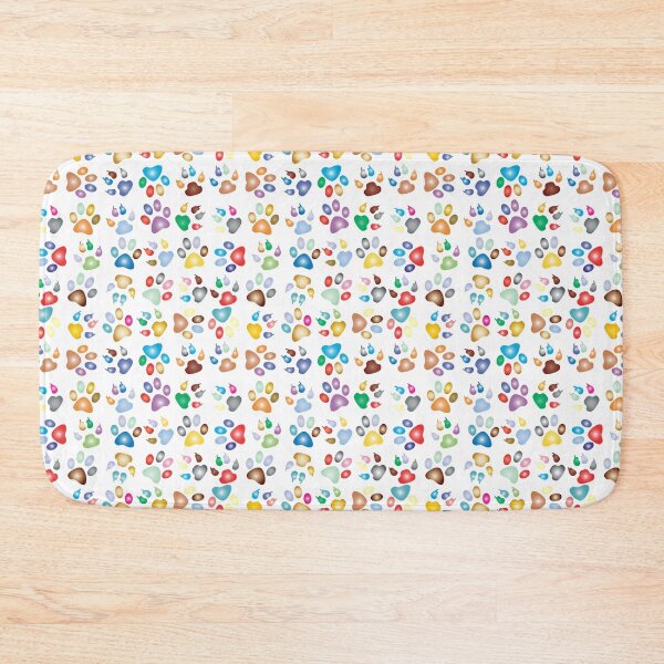 Item preview, Rainbow Paw Prints designed and sold by gardengatequilt.