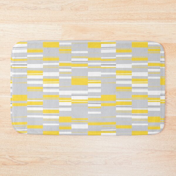 Item preview, Mosaic Rectangles | Yellow Gray White designed and sold by Menega  Sabidussi.