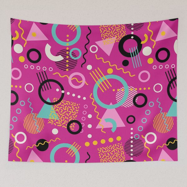 Item preview, Awful Pink 90's Rug or Wallpaper designed and sold by WowThatsAwful.
