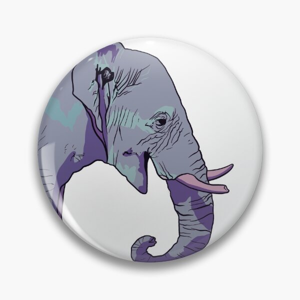 Item preview, Elephant on white designed and sold by Nicole Milkintas.