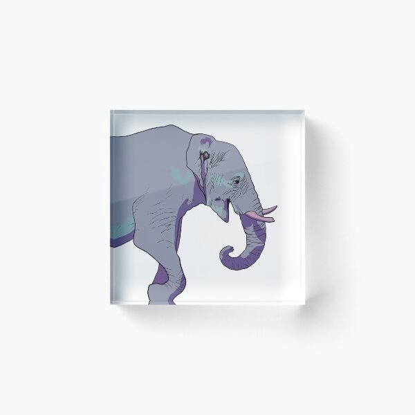 Item preview, Elephant on white designed and sold by Nicole Milkintas.