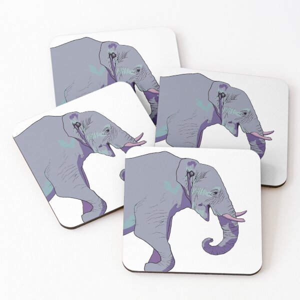 Item preview, Elephant on white designed and sold by Nicole Milkintas.