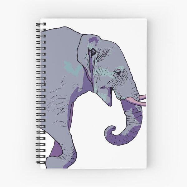 Item preview, Elephant on white designed and sold by Nicole Milkintas.