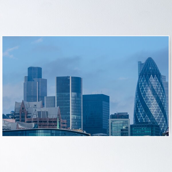 Item preview, City Blues - London Morning designed and sold by JohnYoung.