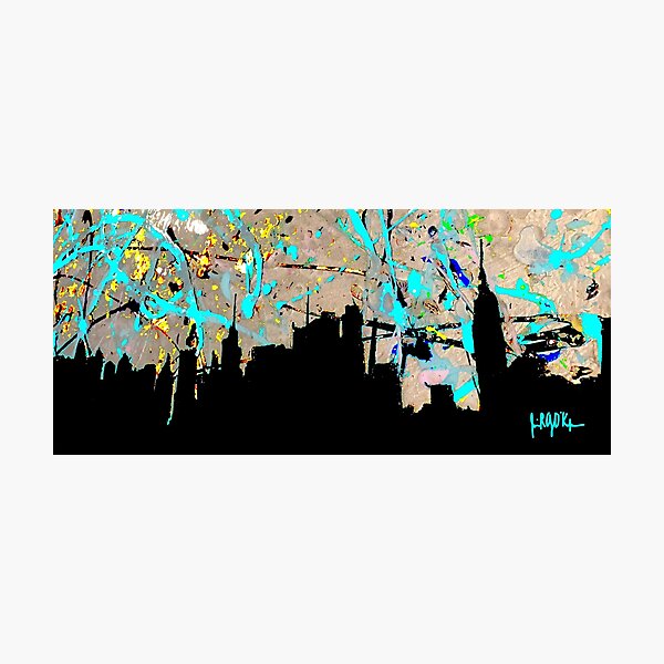 New York City in Vinyl Photographic Print