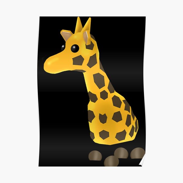 Dabbing Giraffe Posters Redbubble - giraffe hat roblox