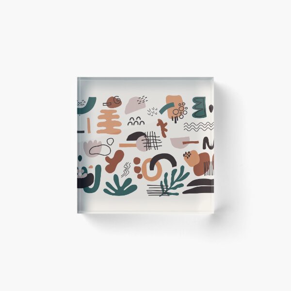 Item preview, Abstract Shapes - Earth Tone designed and sold by hollyferguson.