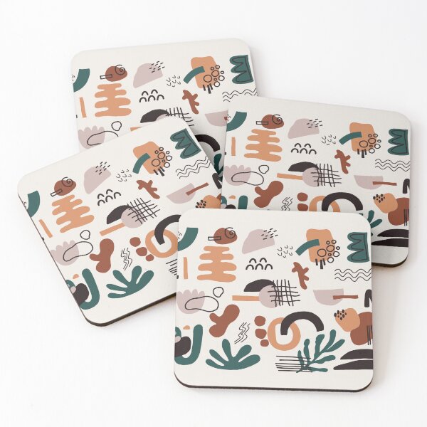 Item preview, Abstract Shapes - Earth Tone designed and sold by hollyferguson.