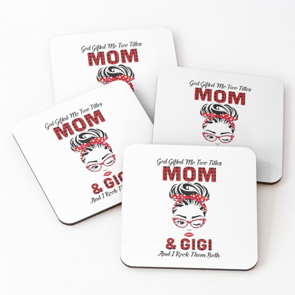 Item preview, God Gifted Me Two Titles Mom And Gigi And I Rock Them Both designed and sold by DanielleNicolet.