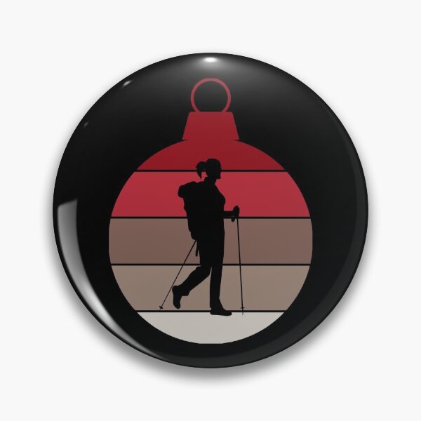 Item preview, Christmas Ornament - Woman Hiking Backpacking designed and sold by HeatherPore.