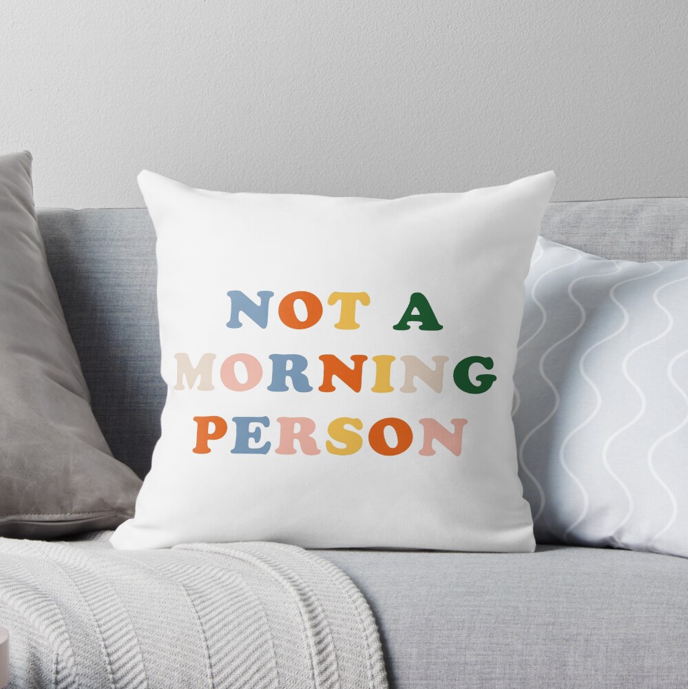 "Not A Morning Person, funny quotes, cute aesthetic ...
Not A Morning Person Funny