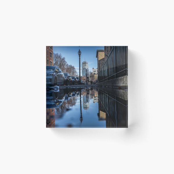 Item preview, Boston skyline in reflection designed and sold by Artchitectrx.