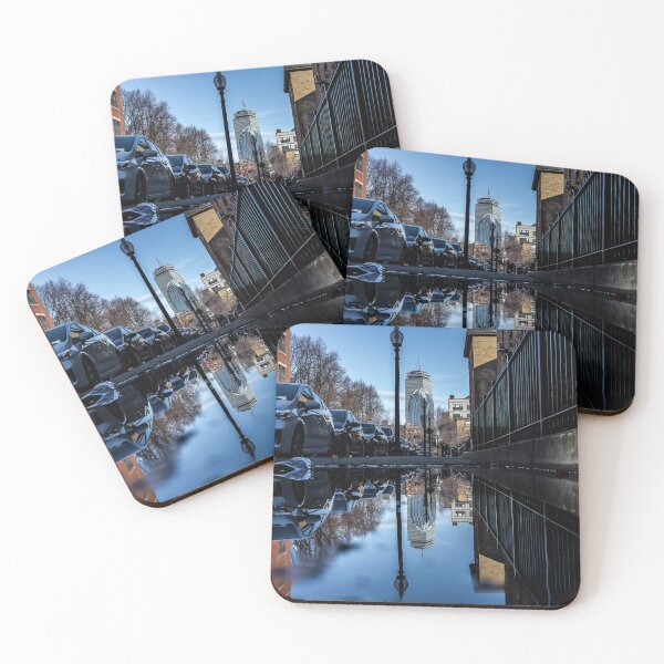 Item preview, Boston skyline in reflection designed and sold by Artchitectrx.