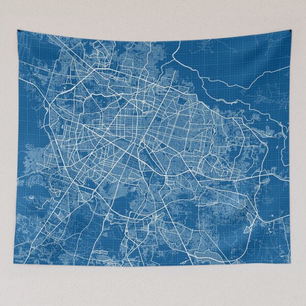 Item preview, Guadalajara City Map of Mexico - Blueprint designed and sold by deMAP.
