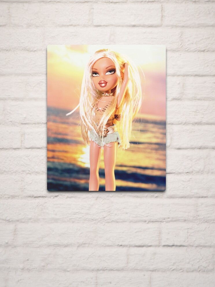 Bratz Y2K Cloe Doll At Beach Metal Print for Sale by malinah