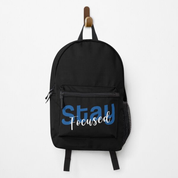 Stay Focused Inspirational Designed Gift Backpack