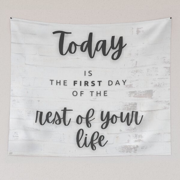 Item preview, Today is the first day of the rest of your life, Empowered Women, Empower Women, Feminist, Woman Up, Girl Power, Optimism designed and sold by naturecdesigns.