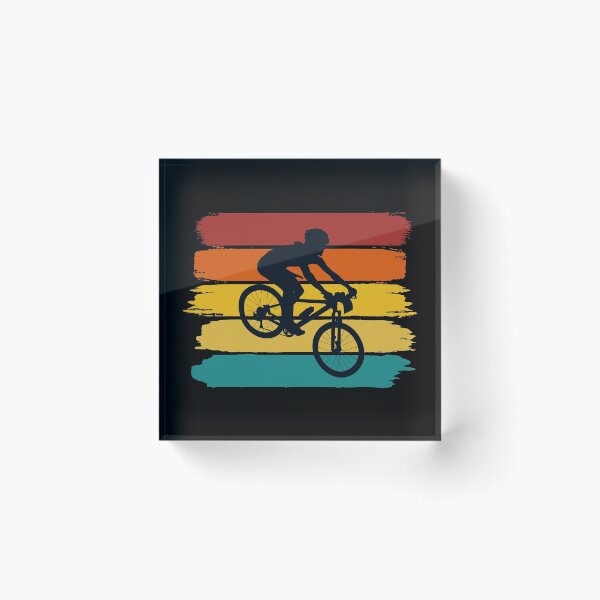 Item preview, Mountain Biker - Retro Brushed Stripes  designed and sold by HeatherPore.