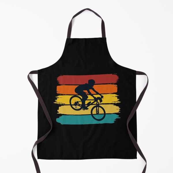 Item preview, Mountain Biker - Retro Brushed Stripes designed and sold by HeatherPore.