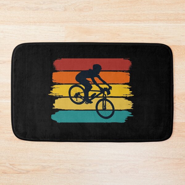 Item preview, Mountain Biker - Retro Brushed Stripes  designed and sold by HeatherPore.
