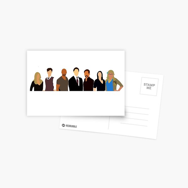 Criminal Minds: The Team Postcard