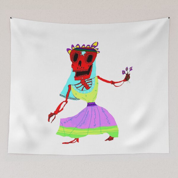 Item preview, Red Catrina. designed and sold by ProjectArtNow.