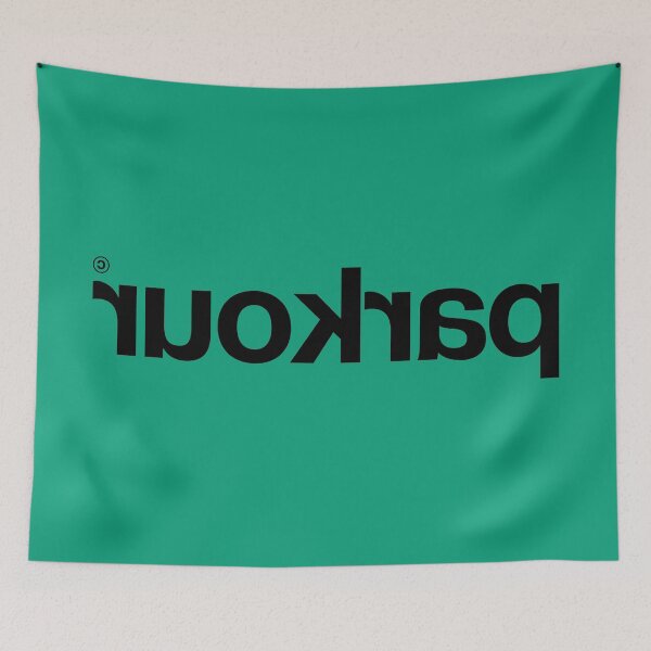 Item preview, Parkour Backwards in a black font designed and sold by Kiwidom.