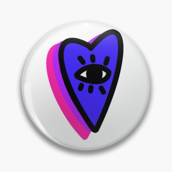 Item preview, Discrete Bisexual Pride Heart with Eye designed and sold by beccaamac.
