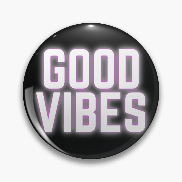 Item preview, Good Vibes Purple Glow Text designed and sold by Ninjakandy.